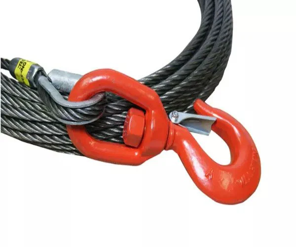 Lift All 1/2 Inch Winch Line W/Eye Hook & Latch One End Permaloc - Image 2