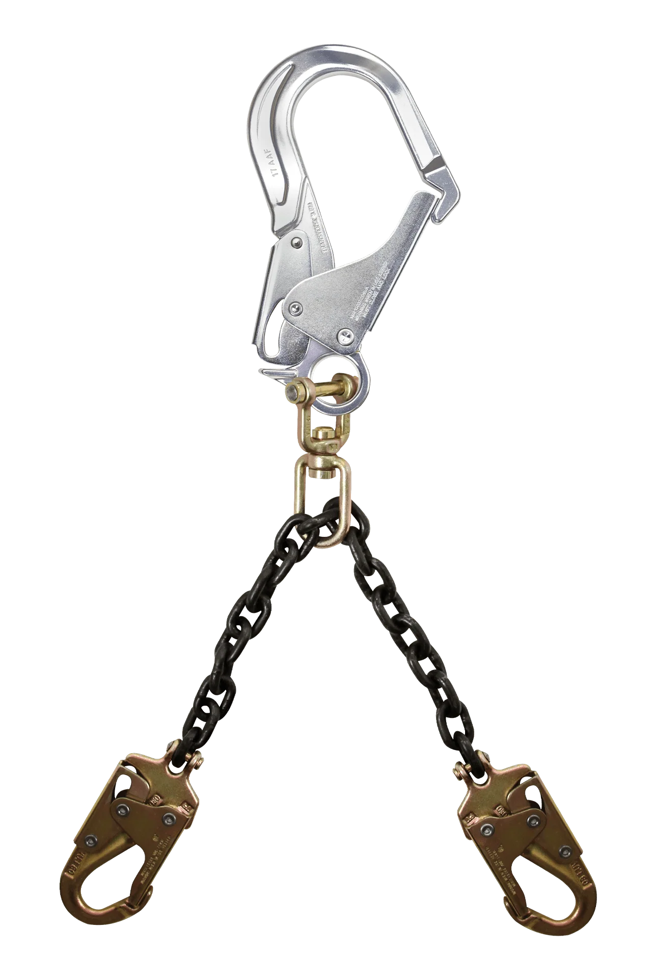 24" Premium Rebar Positioning Assembly with Chain and Aluminum Rebar Hook with Swivel