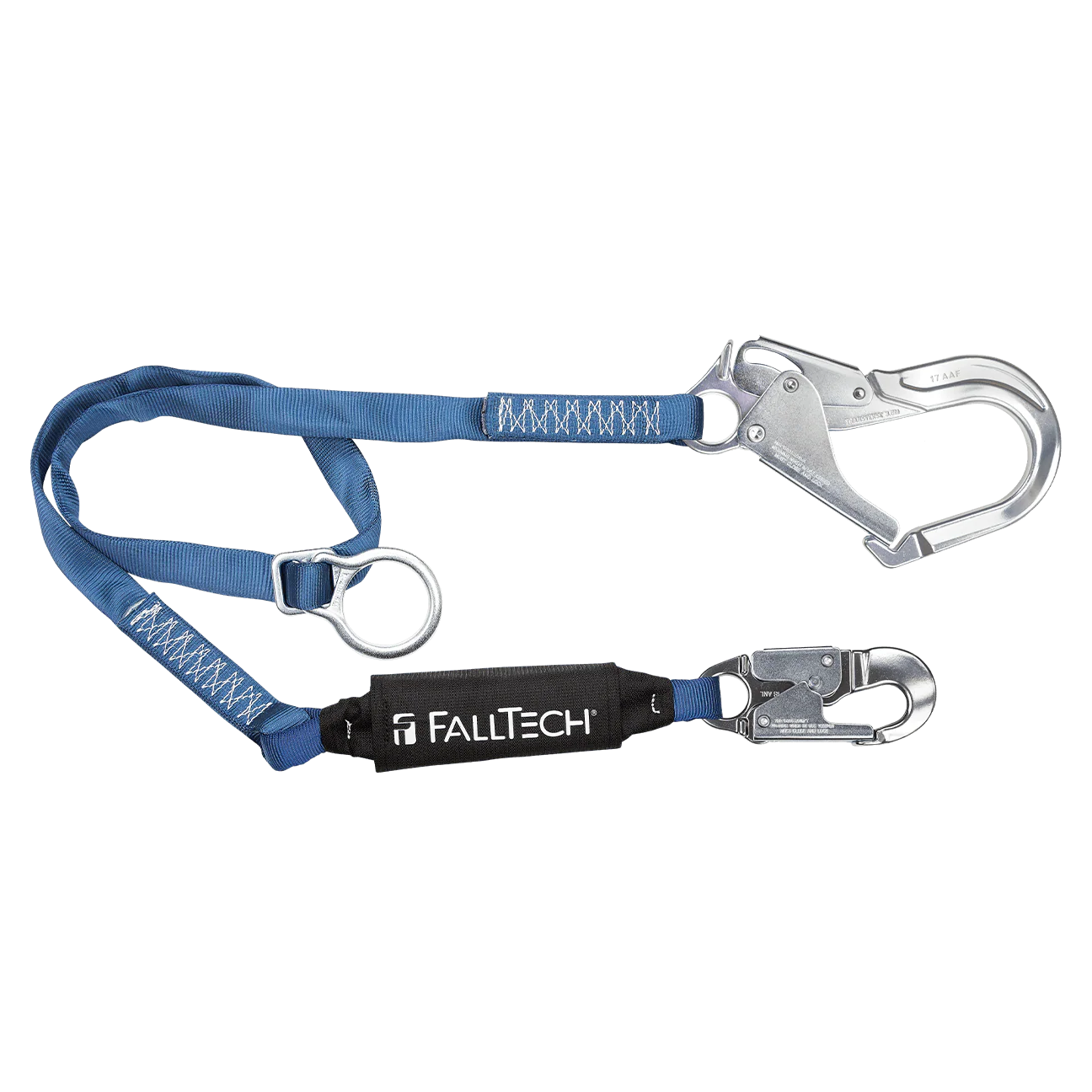 6' ViewPack® Tie-back Energy Absorbing Lanyard, Single-leg with Aluminum Connectors