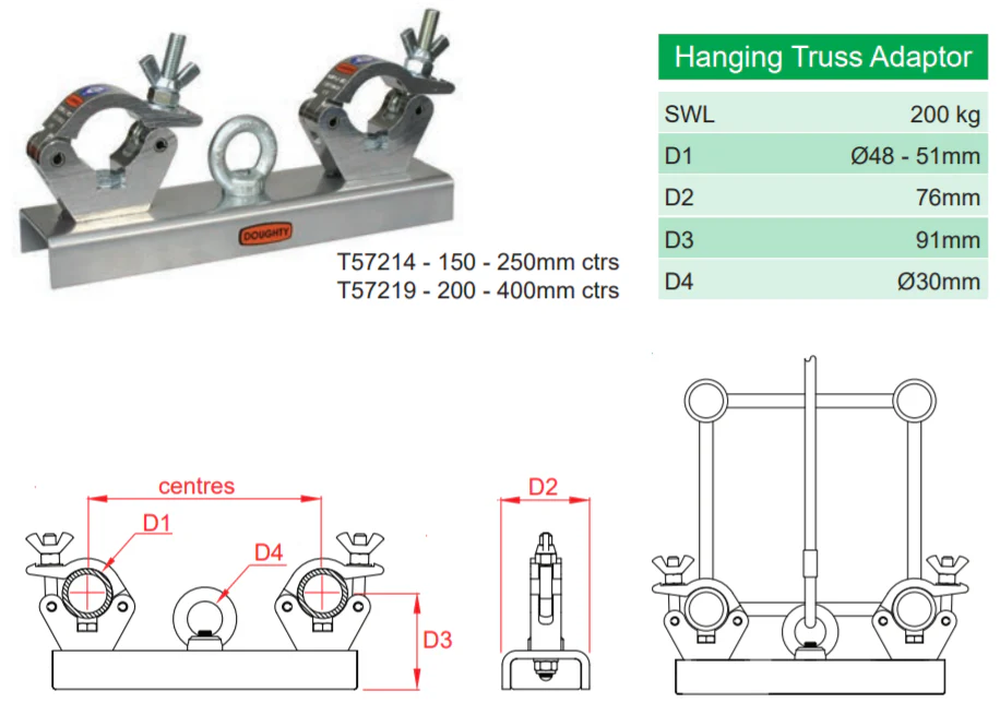 Doughty Hanging Truss Adapter - Image 2