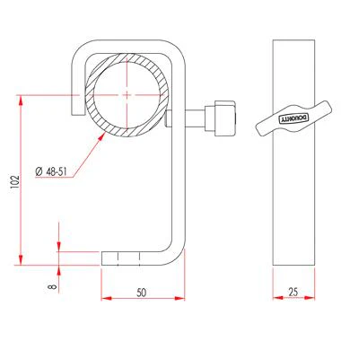 Doughty Hook Clamp - Medium Duty - Image 2