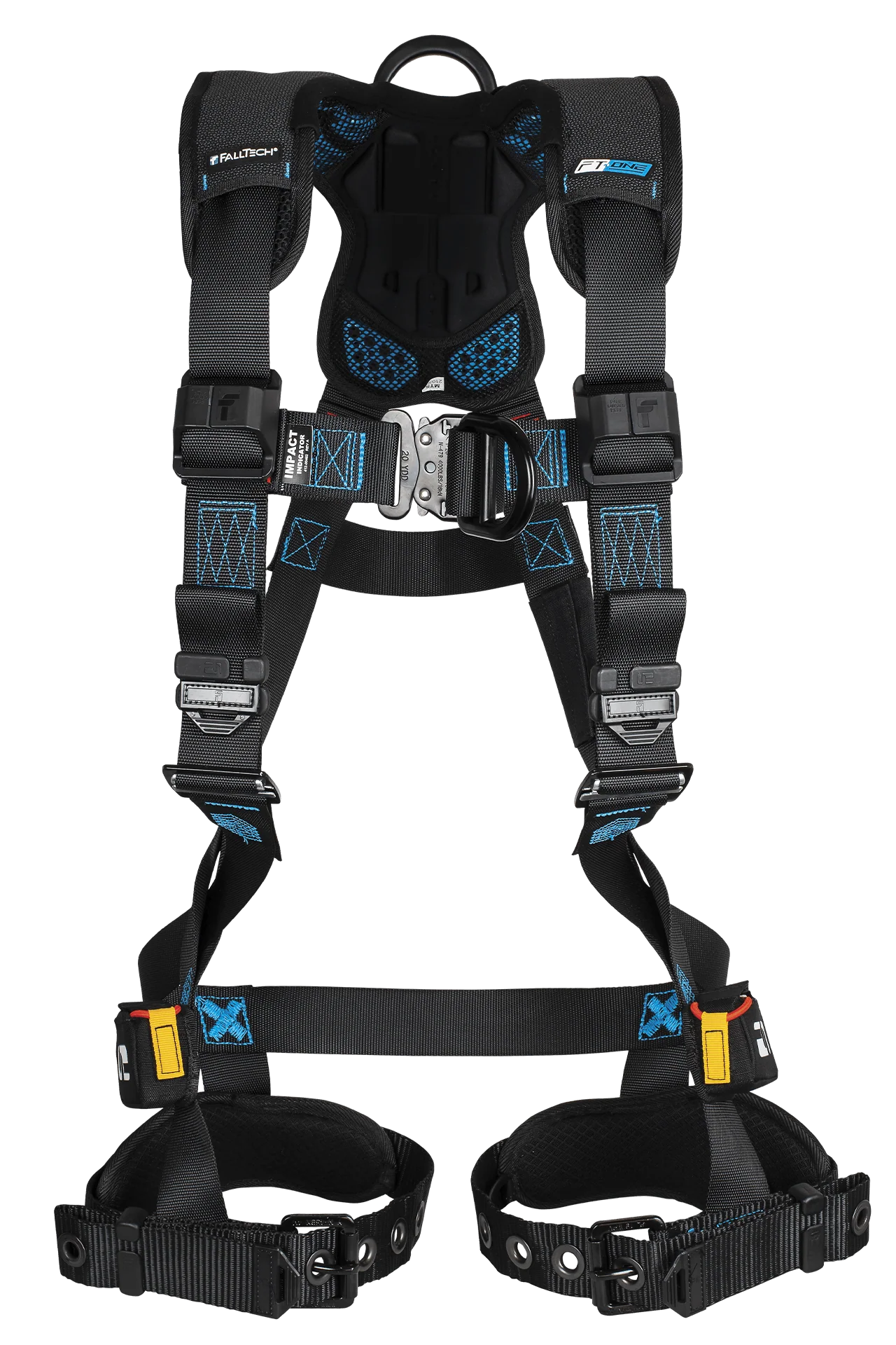 FT-One™ 2D Climbing Non-Belted Full Body Harness, Tongue Buckle Leg Adjustments - Image 2