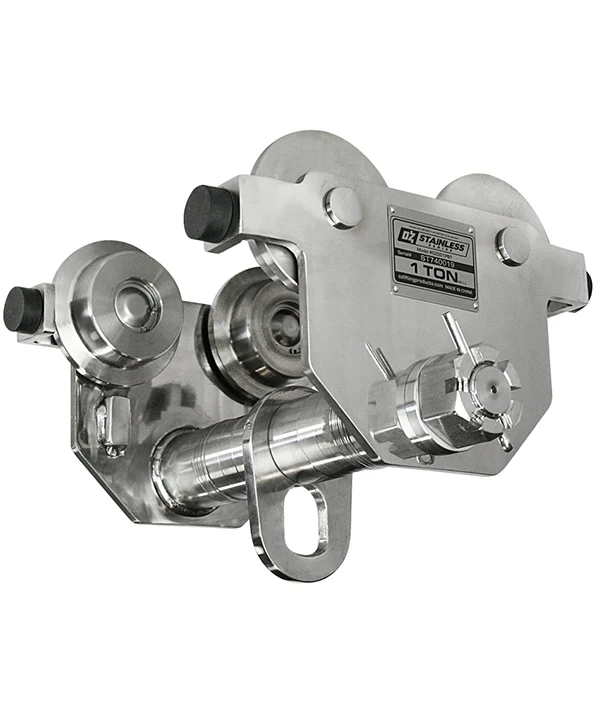OZ Lifting Stainless Steel Push Beam Trolley