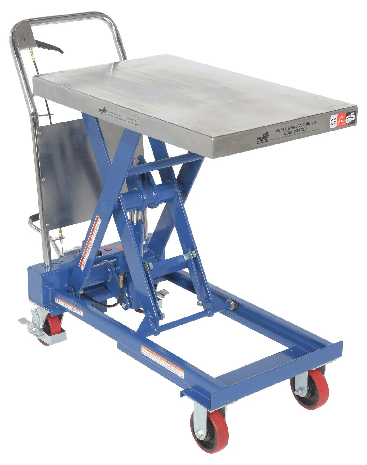 Vestil Manufacturing Corp Hydraulic Elevating Carts - Image 4