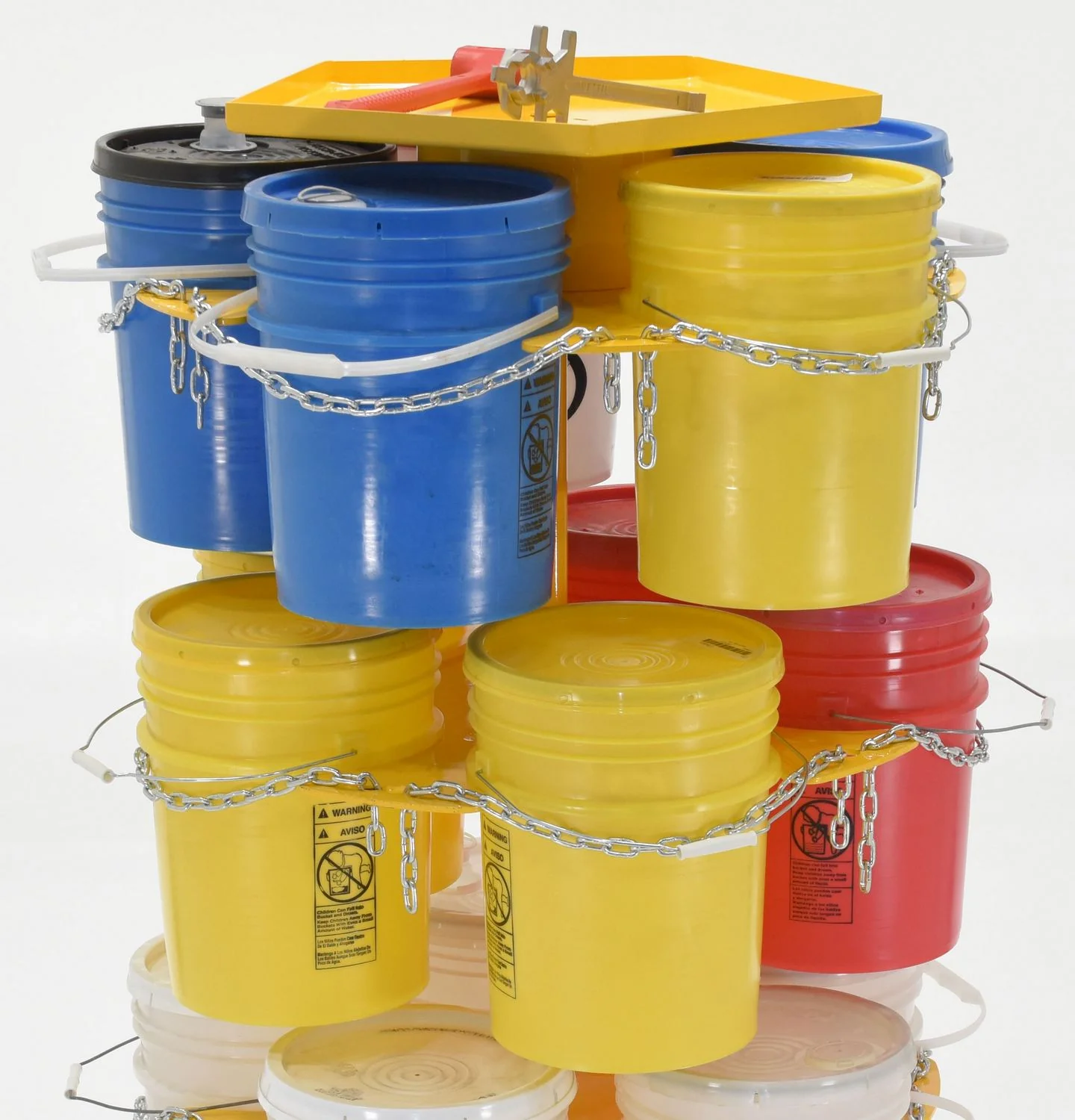 Vestil Manufacturing Corp Pail Carousel Racks - Image 3