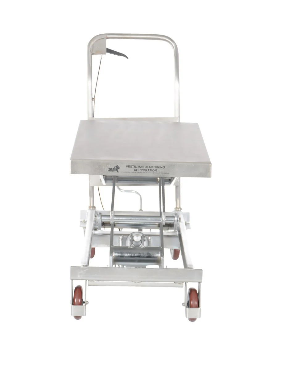 Vestil Manufacturing Corp Partially Stainless Steel Hydraulic Elevating Carts - Image 4