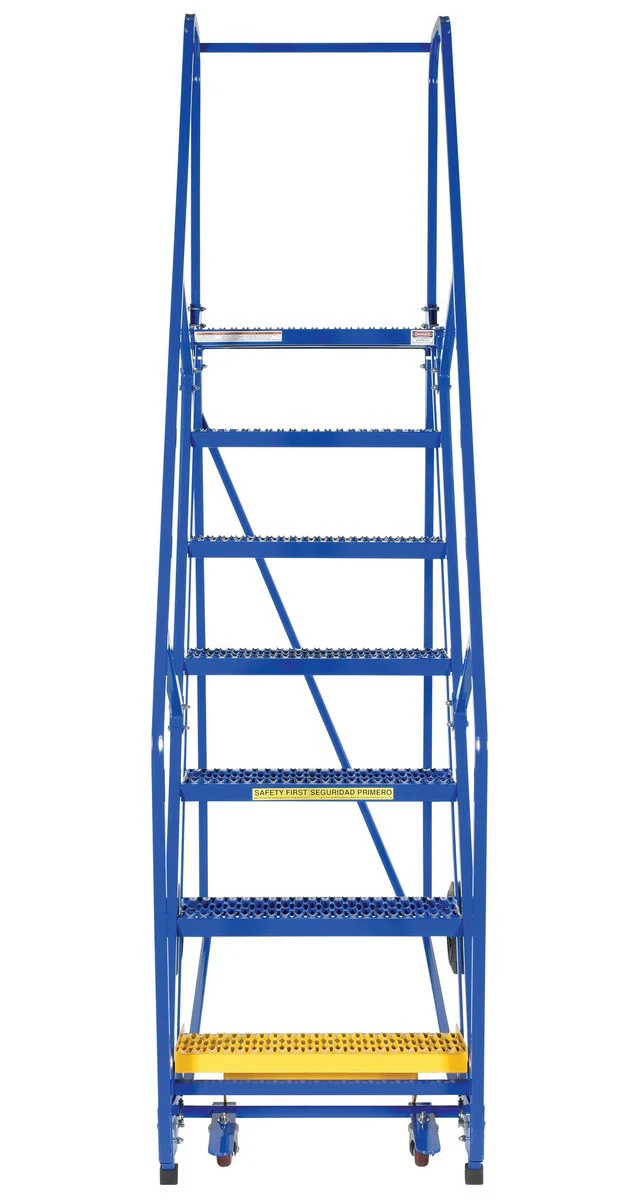 Vestil Manufacturing Corp Rolling Warehouse Ladders (6-11 Step) - Image 3